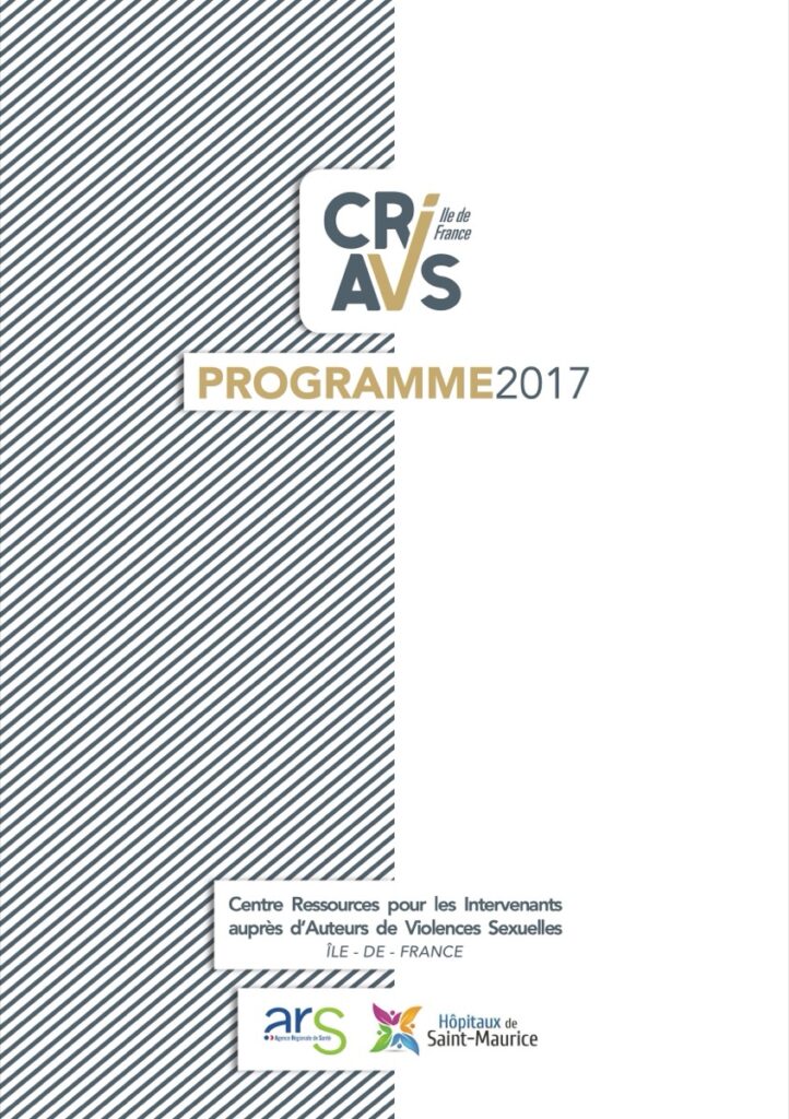 Couverture du programme des formations 2017