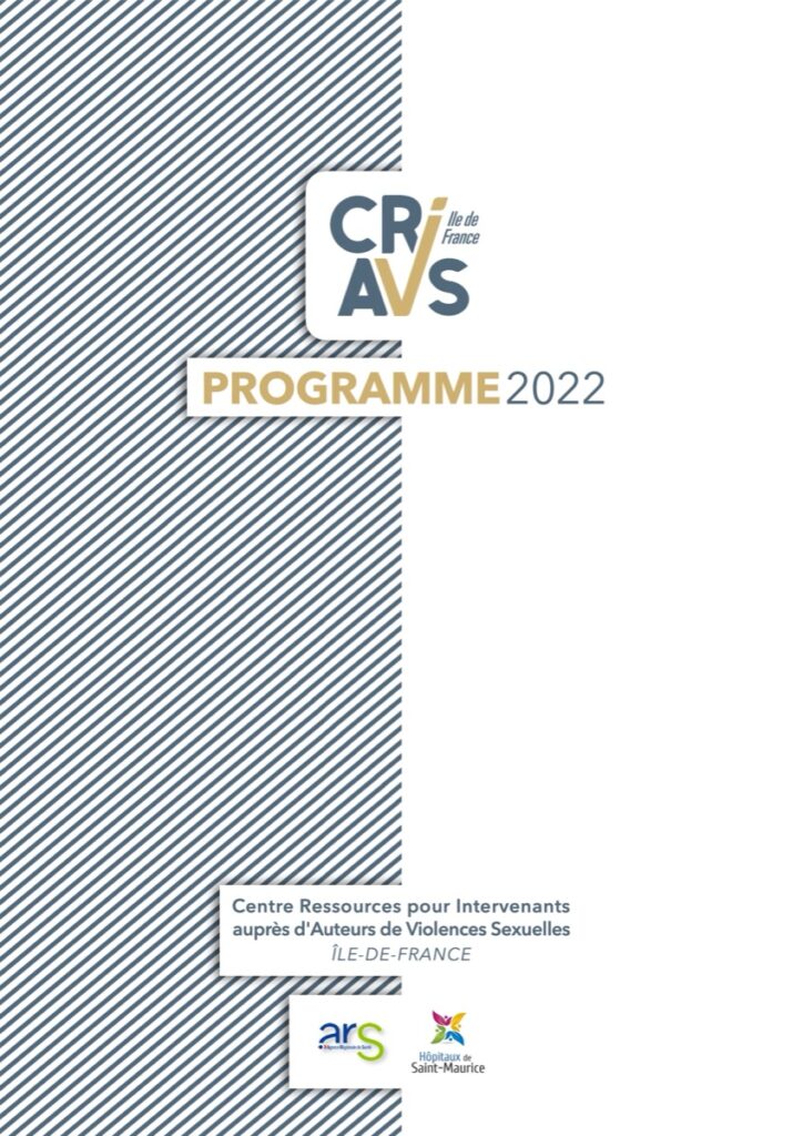Couverture du programme des formations 2022